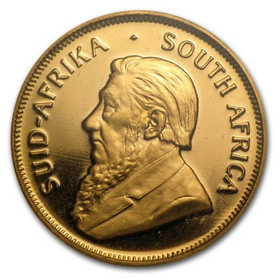 1982 South Africa 1/2 oz Proof Gold Krugerrand - Image 1 of 2