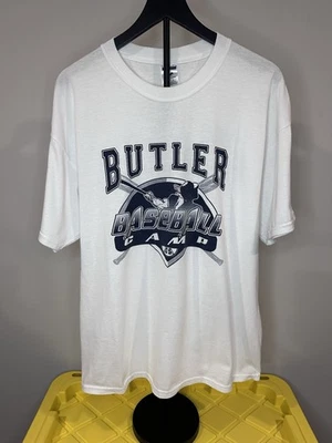 Vintage Butler Bulldogs Baseball Camp ‘05 Shirt Short Sleeve Mens XL JERZEES Y2K - Image 1 of 4