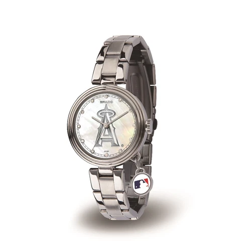 Los Angeles Angels Charm Watch with Stainless Steel Band Cover