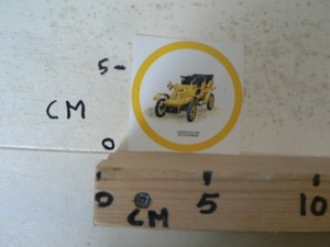 STICKER,DECAL DE DION BOUTON 1903 NUTSSPAARBANK  VINTAGE CAR OLDTIMER