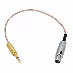 3.5mm 1/8 TRS Plug to Mini-XLR TA3F 3pin Audio Cable For Microphone Transmitter - Picture 1 of 4