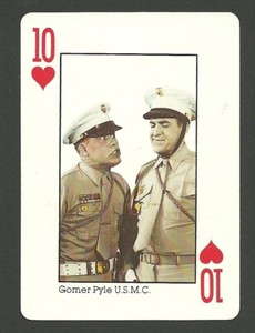 Gomer Pyle Jim Nabors Frank Sutton USMC Single Playing Card Comedy CBS