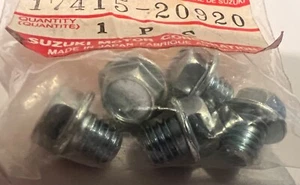 QTY. 5 Suzuki BOLT 17415-20920 OEM NEW - Picture 1 of 3