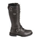 Harley Davidson Women's Jill Leather Motorcycle Boot D83721 Snare NEW