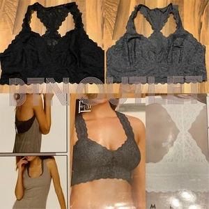 Felina Lingerie (XL) Ladies' Lace Bralette T-Back Light Mesh Lining Adds Support - Picture 1 of 26