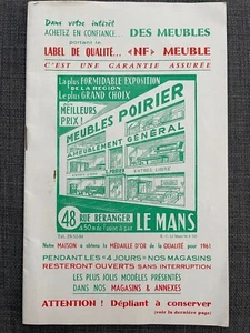 Ancien catalogue de Meuble - Meubles Poirier Le Mans 1961 - Picture 1 of 3
