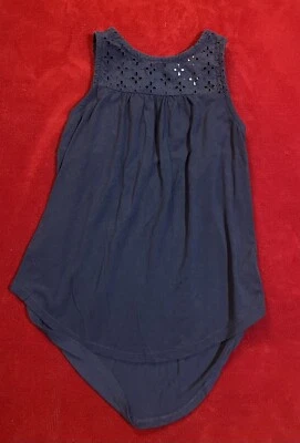 Vestido azul marino antiguo sin mangas azul marino talla: XS (5) Foto 1 de 4