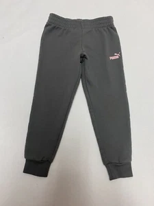 Puma Girls Gray Sweatpants Jogger Pants size 6  - Picture 1 of 4