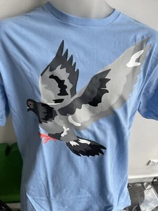 STAPLE PIGEON DESIGN LOGO SHORT SLEEVE GRAPHIC T-shirt BLUE M GRAY SOLD OUT - Picture 1 of 8