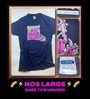 VTG Pink Panther 70s NOS Movie Cartoon NIRVANA Kurt Cobain SONIC YOUTH T-Shirt L