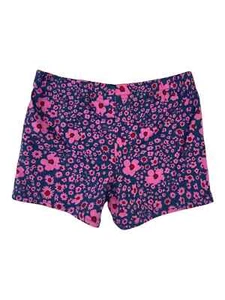 Carter's Floral Print Shorts Little Girls 4T Blue/Pink Elastic Waist Pull On - Picture 1 of 17