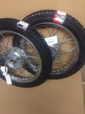 Kompletträder Speichen-rad Enduro Alu Felge Simson S51 S50 S53 Schwalbe Reifen - Bild 1 von 4