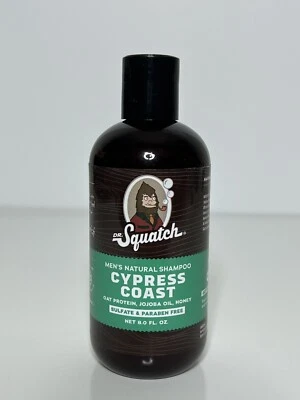 Dr. Squatch Mens Natural Shampoo, Cypress Coast, 8 oz  (Sealed, NEW) - Image 1 of 3