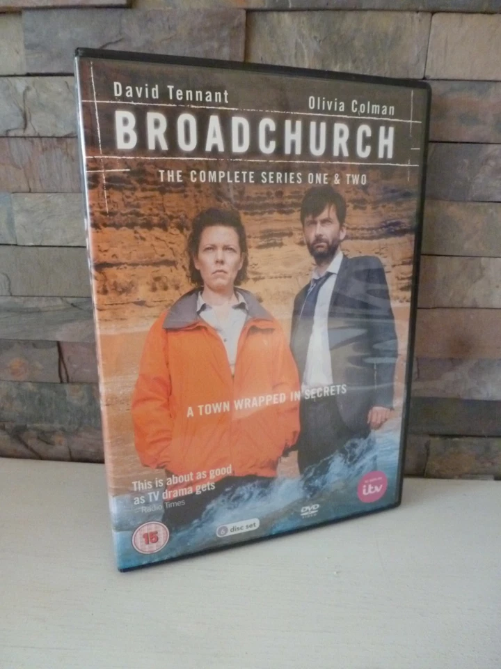 BROADCHURCH SERIES 1 & 2 DVD SET UK -  FAST/FREE POSTING. - Image 1 of 1