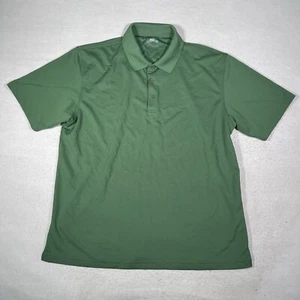 PGA Tour Mens Polo Shirt Adult 2XL Green Short Sleeve Golf Active Casual - Picture 1 of 9