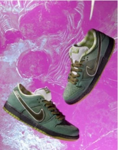 Size 9 - Nike Concepts x Dunk SB Special Box Low Green Lobster 🦞 Fast Shipping - Picture 1 of 15