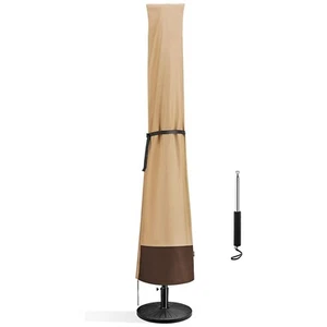 Patio Outdoor Umbrella Protective Canopy Cover Bag 600D Heavy Duty Parasol Cover - Picture 1 of 15