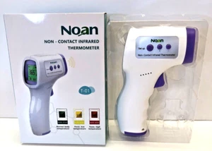 Noan Infrared Thermometer Non-Contact Digital Requires (2) AAA Batteries New - Picture 1 of 8