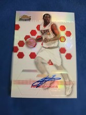 2002-03 Topps Finest John Salmons #104 RC Auto Refractor #/250 76'ers Rookie