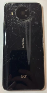 NO POWER/CRACKED/NO SIM TRAY Nokia 8 V 5G UW Verizon Unlocked 64GB Black - Picture 1 of 2