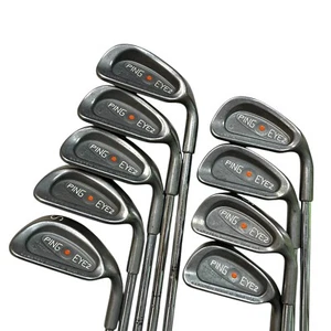◼️9pcs◼️ Ping EYE2 Iron Set 9clubs 3-9,W,S Shaft Steel ZZ LITE Flex Unknown - Picture 1 of 24