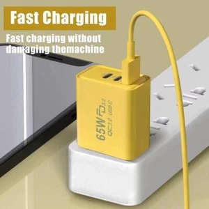 DE-PD25W+USB 15W Charger Quick Charge EU/US Plug PD USB-C C Type Charger - Picture 1 of 16