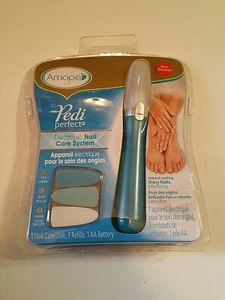 Amope Pedi Perfect Electronic Nail System-File, Buff & Shine Nails New sealed - Picture 1 of 4