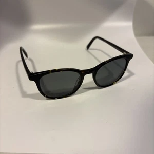 Warby Parker Durand M 200 Schildpatt braune Sonnenbrille blaue Gläser 48-18 142 Gestell! - Bild 1 von 8