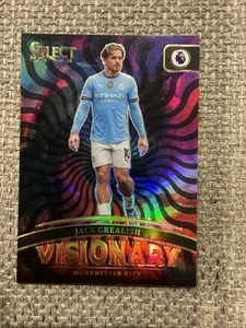 JACK GREALISH VISIONARY SSP 2024-25 Select Prizm FIFA Manchester City Estuche Hit - Imagen 1 de 2