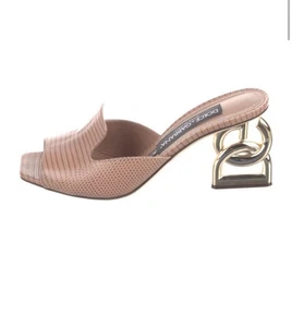 Dolce & Gabbana Schuhe DG Damen Pantoletten / hellbraun / Größe 36 1/2 - Bild 1 von 6