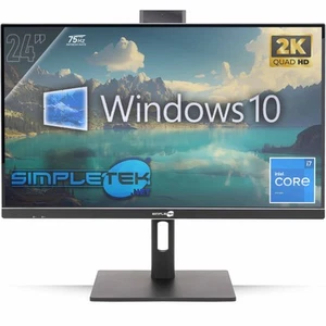 All IN One 24 " 2K 75HZ i7 6° Gen Win 10 RAM 64GB SSD 4TB Gpus GTX1660 6GB - Picture 1 of 9