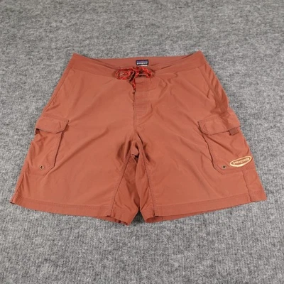 Pantalones Cortos Patagonia Para Hombres Medianos Marrón Carga Natación Tabla Pantalones Cortos Aire Libre Senderismo Surf Foto 1 de 4