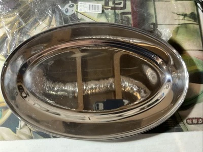 OPL-14 Stainless Steel Oval Platter, 13.63-Inch by 8.75-Inch - Image 1 of 4