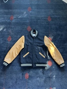 Dehen 1920 varsity jacket black/rust - Picture 1 of 12