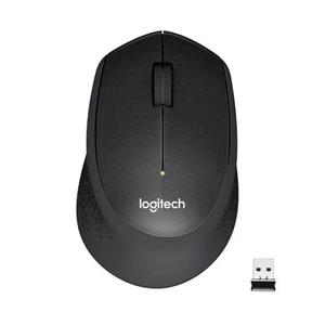 Logitech M330 SILENT PLUS Right-hand Mechanical RF Wireless 1000 DPI Black - Picture 1 of 1