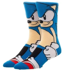 Sonic The Hedgehog Character Crew Socks - Picture 1 of 2