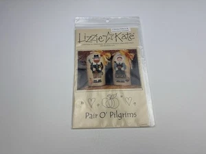 Lizzie Kate Pair O’ Pilgrims Counted Cross Stitch Pattern 4R - Picture 1 of 3