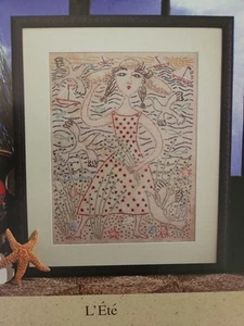 Birds of a Feather L'ÉTÉ Counted Cross Stitch Pattern BOAF RARE RETIRED OOP HTF - Picture 1 of 4