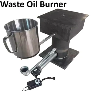 Waste Oil Stove Oil Burner Outdoors Cooking Heating Furnace Burning Tool Farm - Picture 1 of 8
