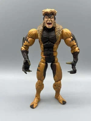 "Figura de acción Marvel Legends X-Men Sabretooth 7"" 2004 Toy Biz serie 5" Foto 1 de 2