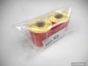 2x Zebra Z-Select 2000D 50.8x25.4mm 420 labels/roll, price/roll, 3008341-T, NEU - Picture 1 of 1