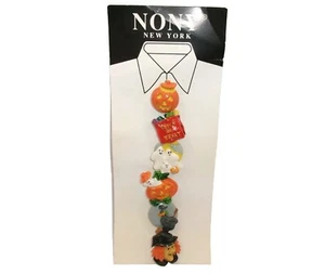 NONY Nueva York Halloween Botón Cubiertas Jack O Linternas Brujas Fantasmas Bolso de Golosinas - Imagen 1 de 7