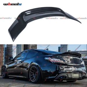 For 2010-2016 Hyundai Genesis Coupe Carbon R Style Duckbill Trunk Spoiler Wing - Picture 1 of 14