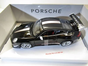 Burago Diecast 1:18 Scale Model Porsche 911 GT3 RS 4.0 Black # 18-11036 - Picture 1 of 11