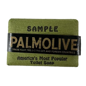 Barra de jabón Palmolive de la década de 1920 1 oz tamaño de muestra jabón de inodoro más popular de Estados Unidos nuevo de Lote Antiguo - Imagen 1 de 11