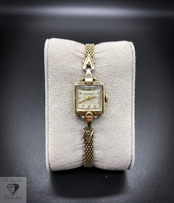 Reloj Wittnauer vintage decorativo para mujer oro 10k GF Cal. 6FF funciona para servicio (130) Foto 1 de 4