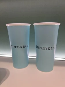 Tiffany & Co NYC Landmark Flagship LIMITED EDITION LARGE Bone China Coffee Cups - Picture 1 of 2