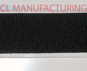1" (25mm) BLACK PSA self adhesive HOOK (hook and loop) 27.5 yards - Picture 1 of 1