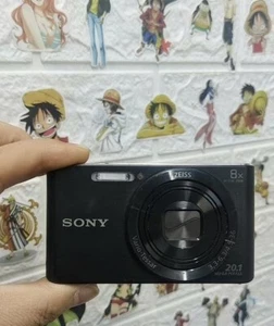 Black Sony DSC-W830 CyberShot 20.1MP 8x Zoom Digital Lens Camera 90%New - Picture 1 of 5