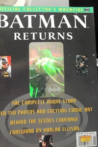 Batman Returns Collector's Souvenir Magazine - Topps 1992 Movie - VG - Picture 1 of 6